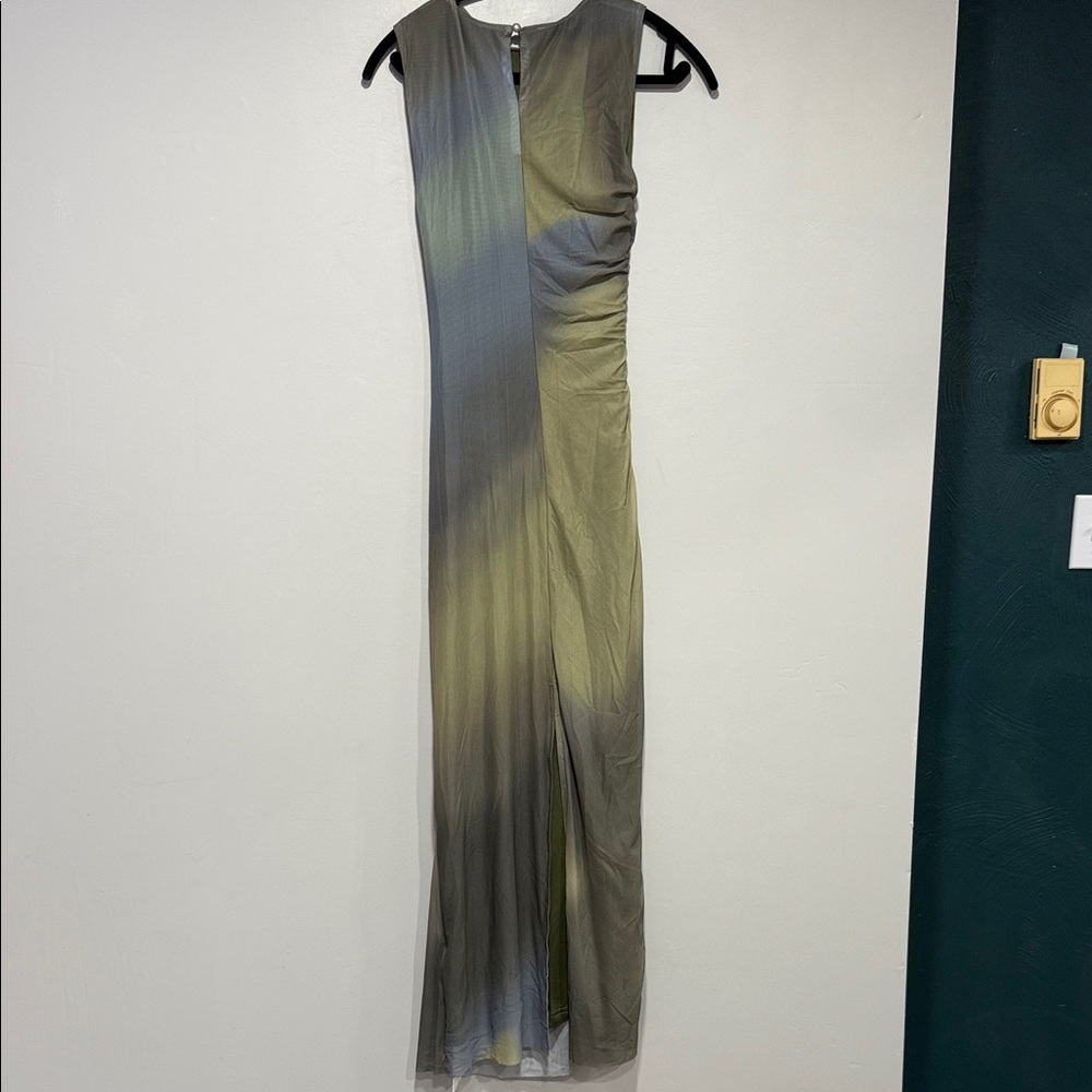 Commense Gray Draped Maxi Dress - Picture 5 of 8